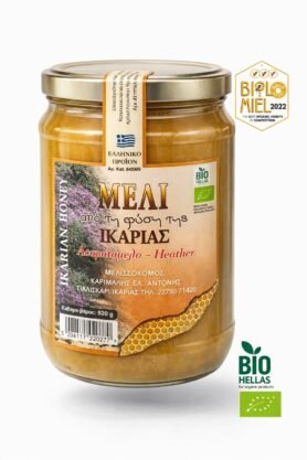 MELI IKARIAS Vřesový BIO med (ANAMA) z ostrova Ikaria 920g