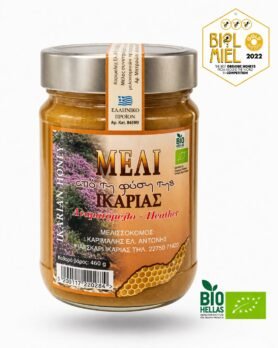MELI IKARIAS Vřesový BIO med (ANAMA) z ostrova Ikaria 460g
