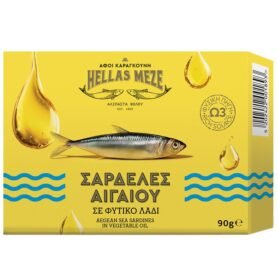Hellas Meze sardinky v rostlinném oleji 90 g