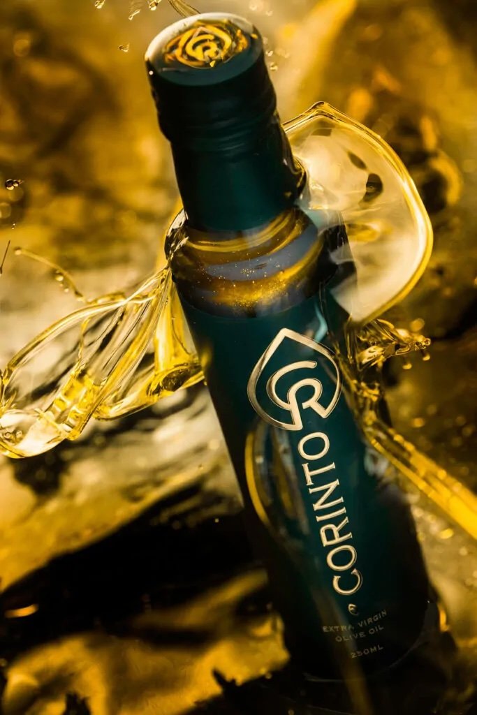 CORINTO Peloponés Extra panenský olivový olej (MANAKI) 0,3% 100 ml – sklo - Obrázek 5