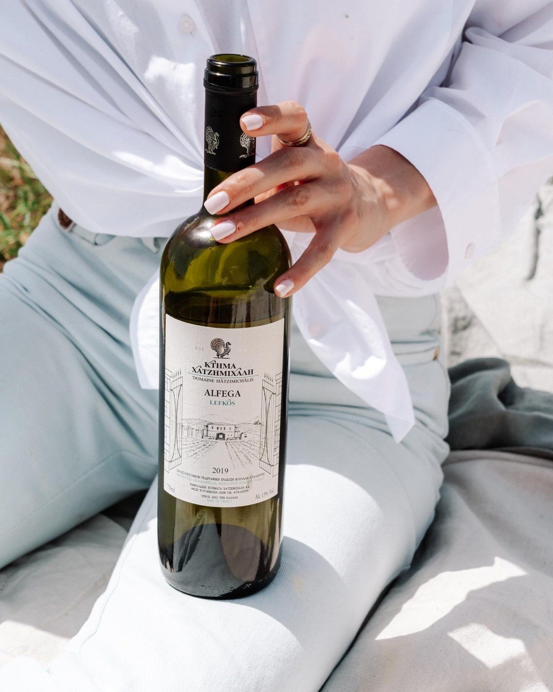 Domaine Hatzimichalis Hadzimichalis bílé víno Alfega Lefkos suché 2021 13% 750ml - Obrázek 2
