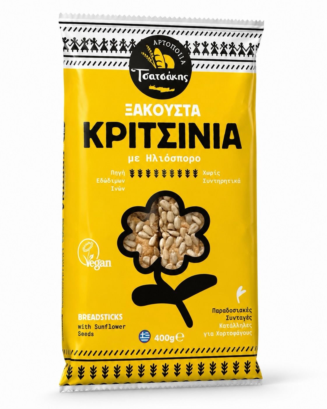 Tsatsakis Kritsinia tyčinky se slunečnicovými semínky 400 g