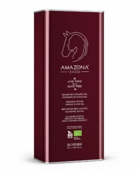 STYLIANA AMAZONA BIO Extra panenský olivový olej Arbequina 0,2% 5 l – plech