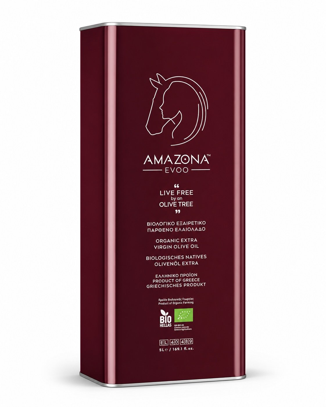 STYLIANA AMAZONA BIO Extra panenský olivový olej Arbequina 0,2% 5 l – plech