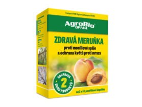 AgroBio ZDRAVÁ meruňka - proti moniliové spále a k ochraně květů proti mrazu  1x7,5 g + 1x10 g