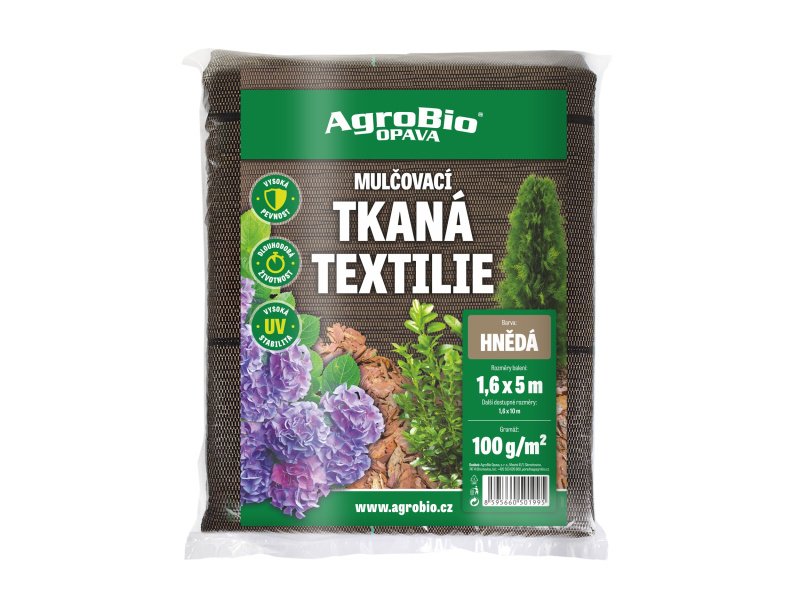 AgroBio Hnědá tkaná textilie 100 g/m2
