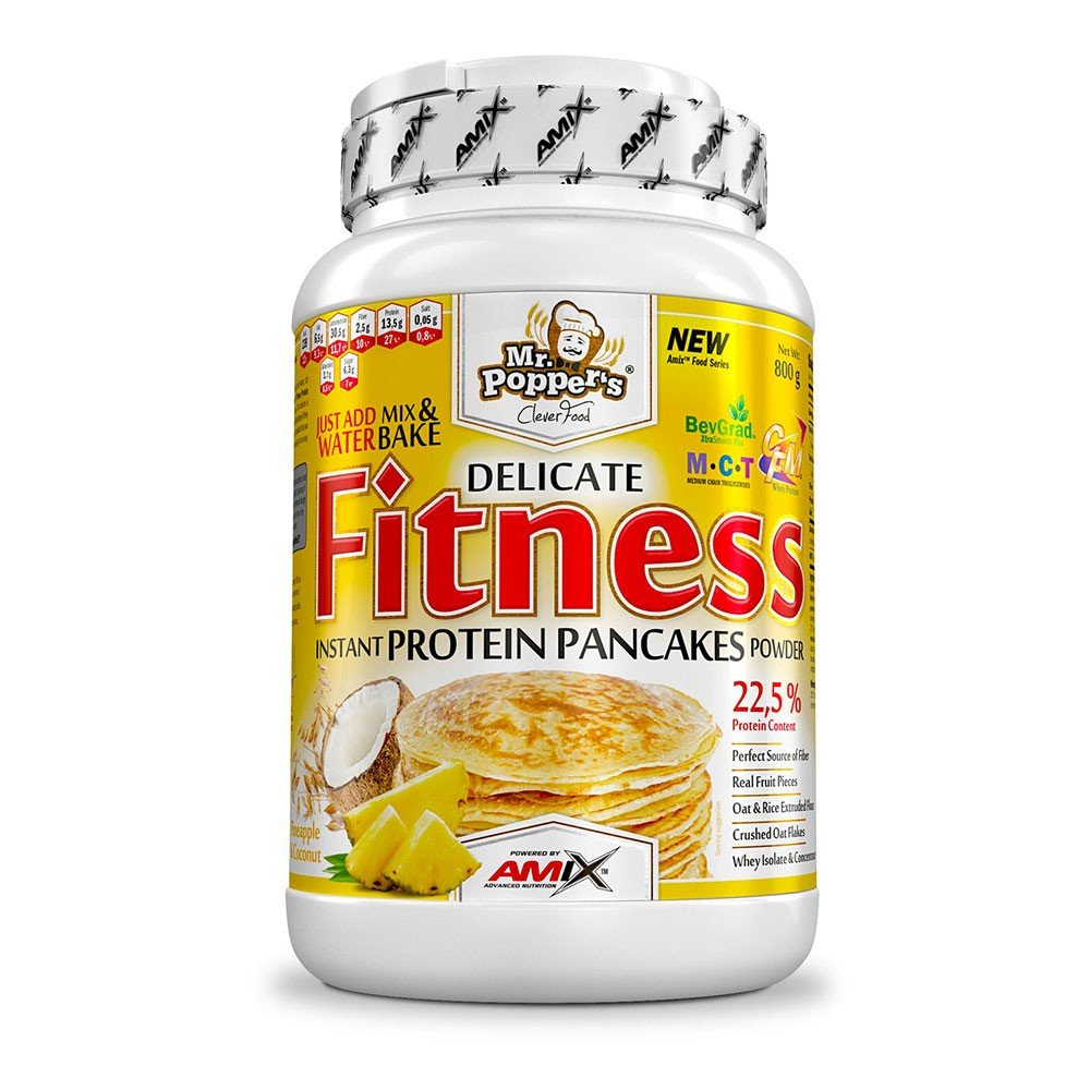 AMIX Fitness Protein Pancakes, 800 g Příchuť: Jahoda/Jogurt