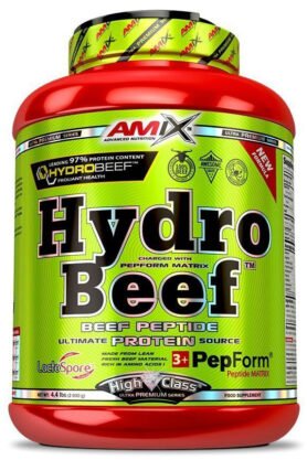 AMIX Hydro Beef, 2000 g Příchuť: Čokoláda/Arašídy/Karamel
