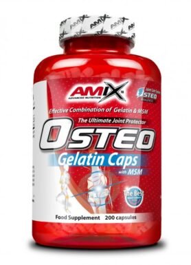 Amix OsteoGelatin + MSM Množství: 200 kapslí