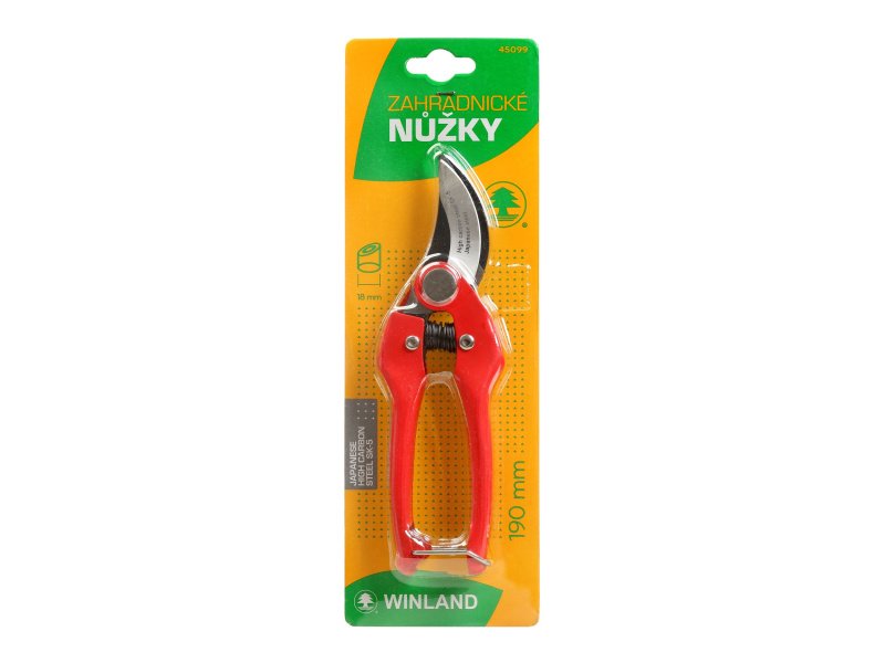 AgroBio Nůžky zahradnické - Winland 190 mm 1 ks