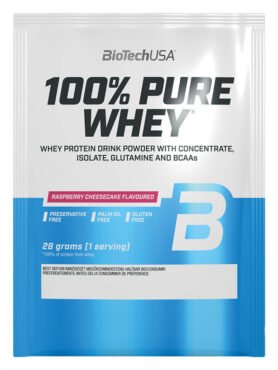 BioTech USA 100% Pure Whey Protein, TESTER, 28 g Příchuť: Černá sušenka