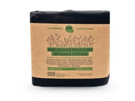 AgroBio Černá netkaná  textilie ekologická 60 g/m2 1,6x10 m