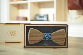 Wood Style Motýlek Kulatý WS Modrotisk Druhy dýh: Ořech americký