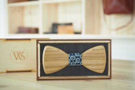 Wood Style Motýlek Kulatý WS Modrotisk Druhy dýh: Dub