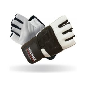 MADMAX Fitness rukavice PROFESSIONAL MFG269 White/Black Velikost: S