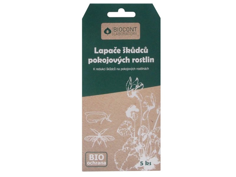 AgroBio Biocont - lapače škůdců pokojových rostlin 5 ks
