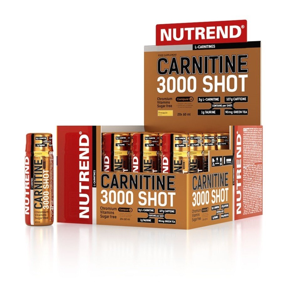 Nutrend Carnitine 3000 shot, 60 ml Příchuť: Jahoda