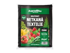 AgroBio Černá netkaná  textilie Basic 40 g/m2 1,6x5 m