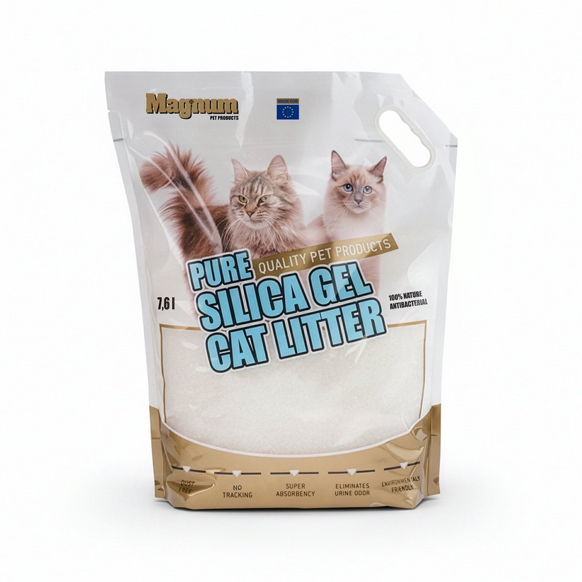 Magnum Pure Silica Gel Cat Litter Balení: 3,8 l
