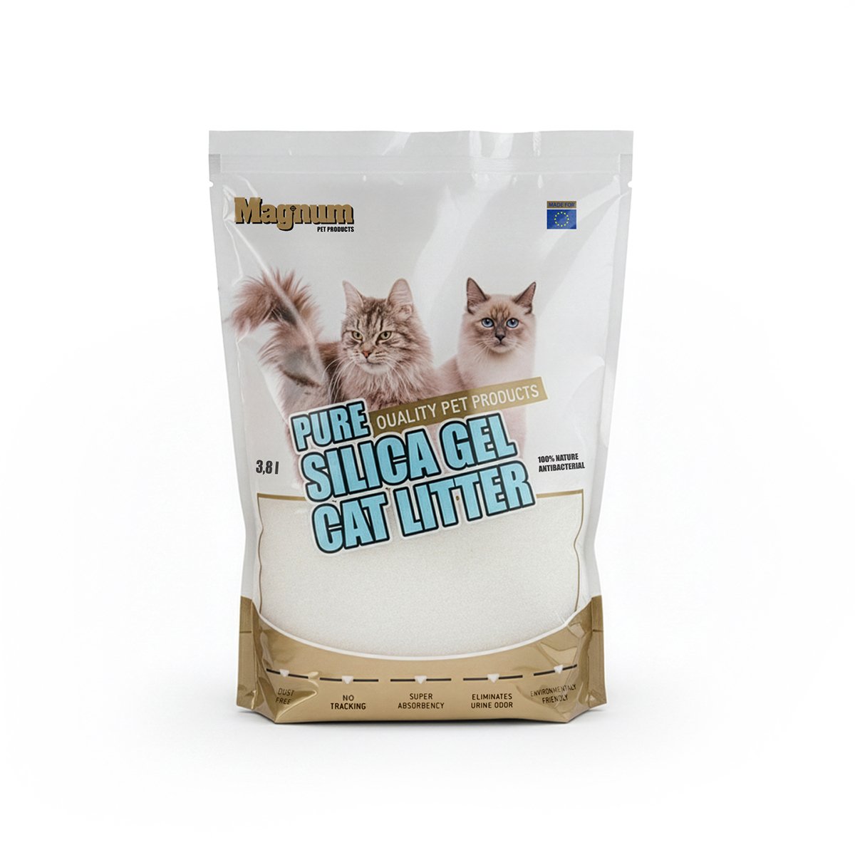 Magnum Pure Silica Gel Cat Litter Balení: 7,6 l