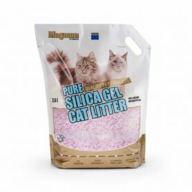Magnum Pure Silica Gel Cat Litter Lavender Balení: 3,8 l