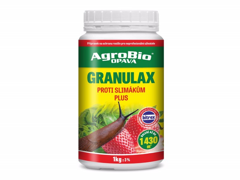 AgroBio GRANULAX proti slimákům Plus 1 kg