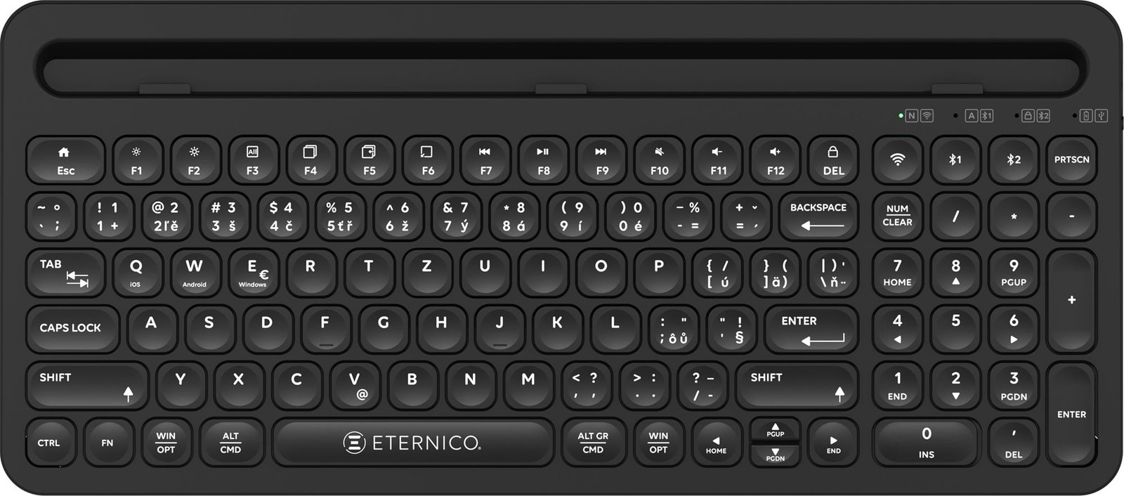 Eternico Keyboard wireless KSB5270 černá - CZ/SK