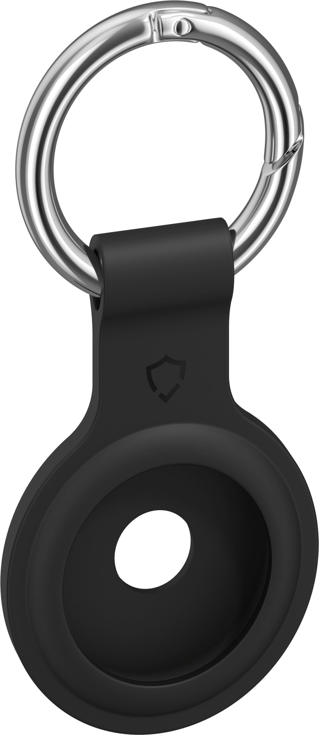 AlzaGuard Silicone Keychain pro Airtag černá
