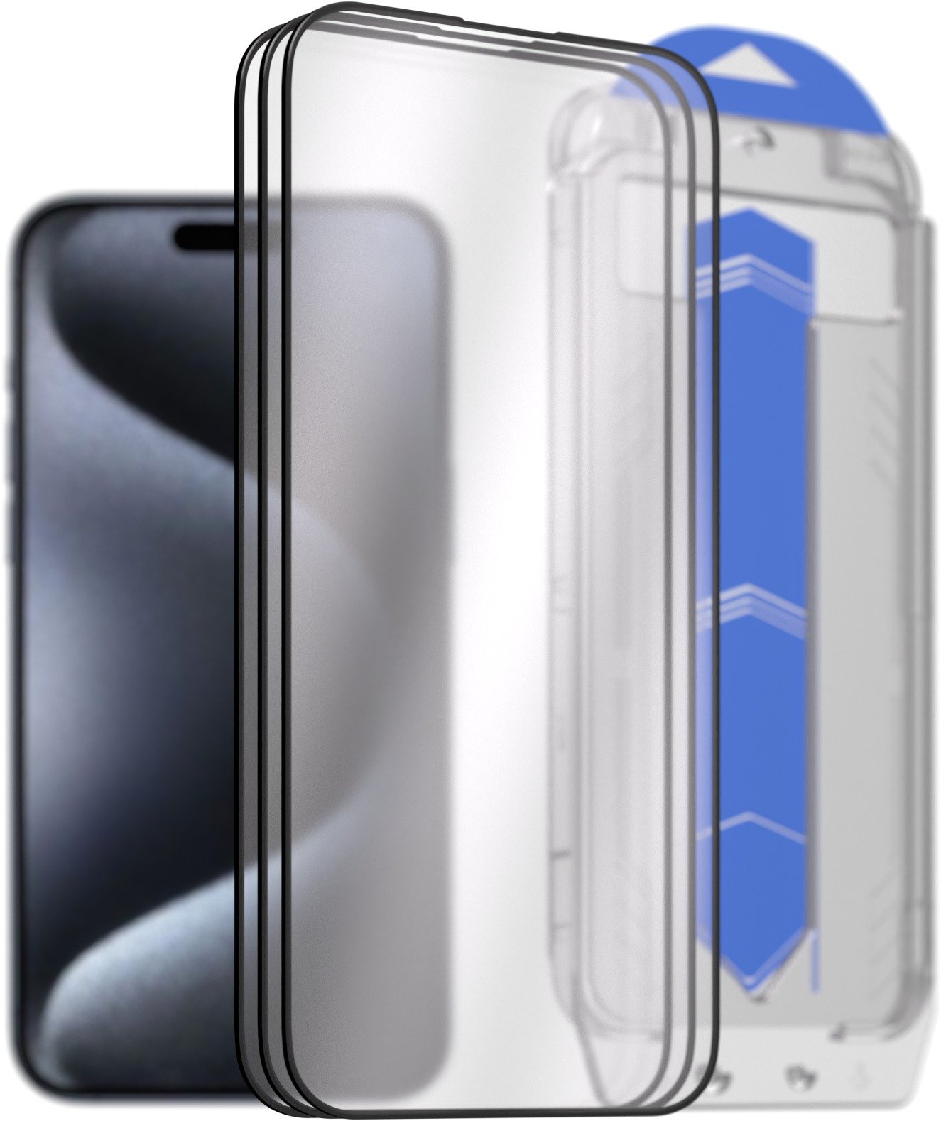 AlzaGuard 2.5D Glass EasyFit DustFree pro iPhone 15 Pro