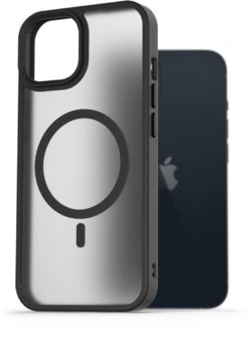 AlzaGuard Matte Case Compatible with MagSafe pro iPhone 13 černý