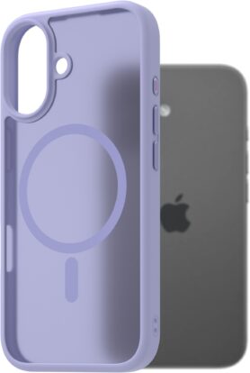 AlzaGuard Matte Case Compatible with MagSafe pro iPhone 17 světle fialový