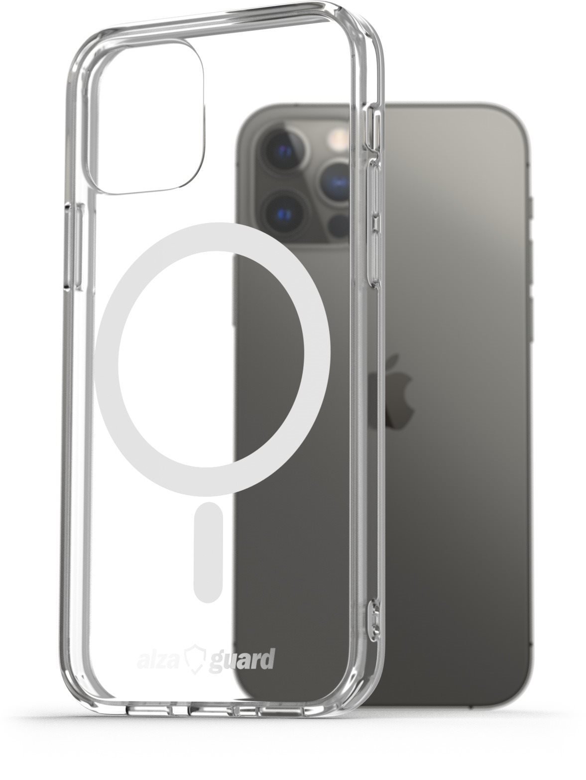 AlzaGuard Crystal Clear TPU Case Compatible with Magsafe pro iPhone 12 / 12 Pro