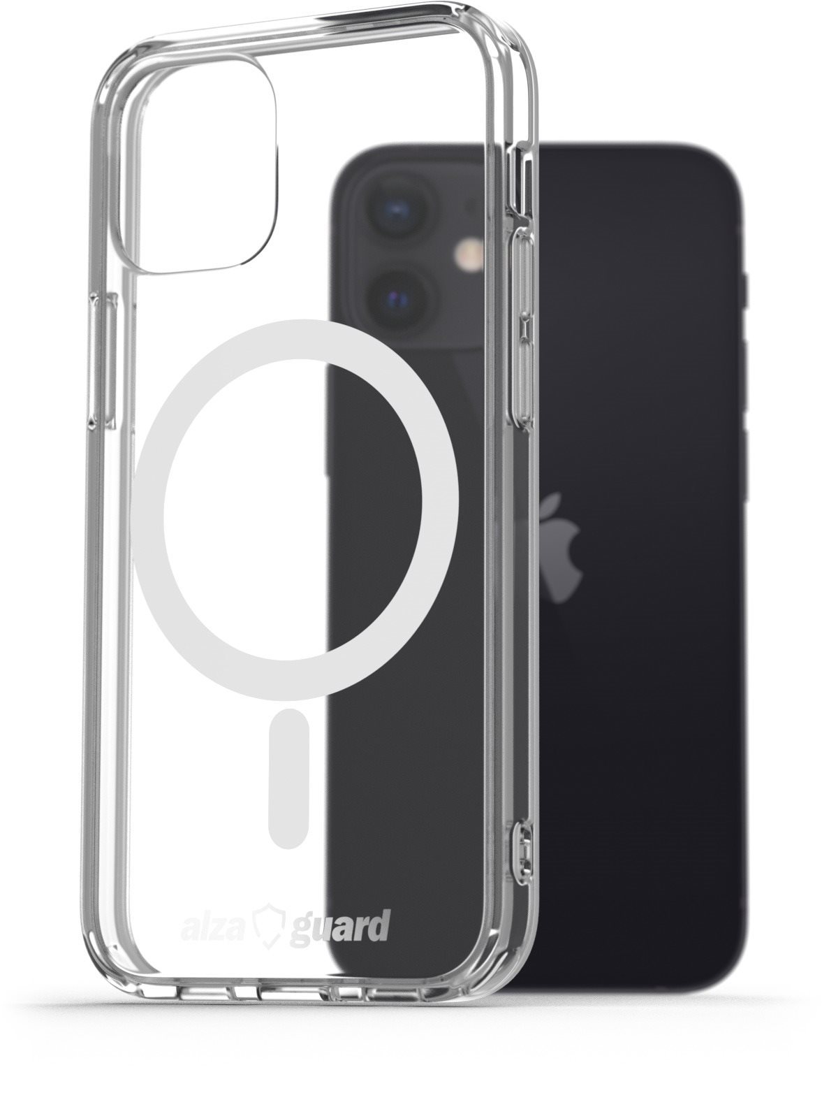 AlzaGuard Crystal Clear TPU Case Compatible with Magsafe pro iPhone 12 Mini