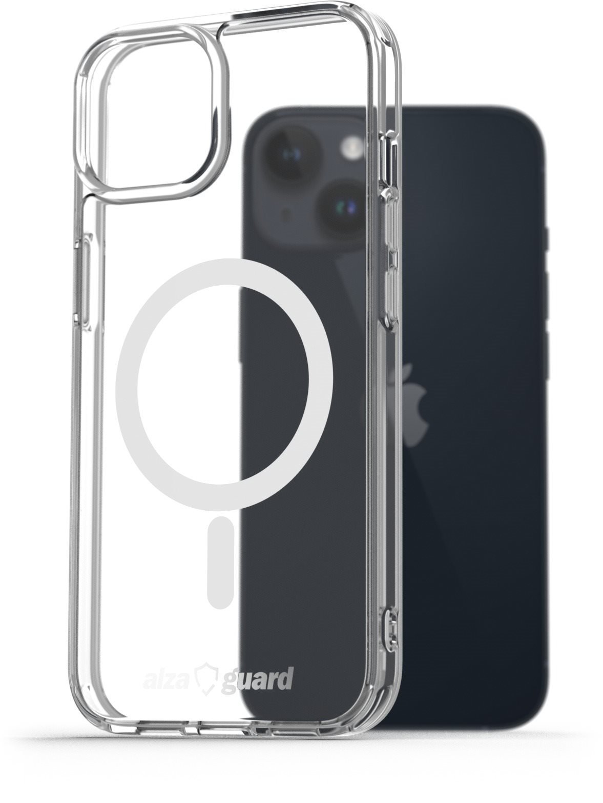 AlzaGuard Crystal Clear TPU Case Compatible with Magsafe pro iPhone 14