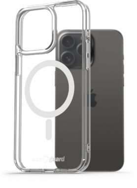 AlzaGuard Crystal Clear TPU Case Compatible with Magsafe pro iPhone 15 Pro Max