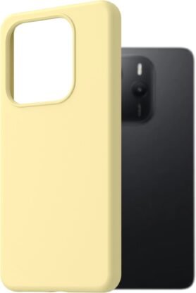 AlzaGuard Premium Silicone Case pro Xiaomi Redmi Note 14 4G žlutý