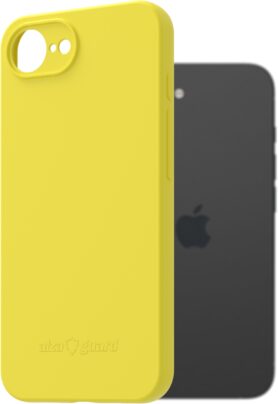 AlzaGuard Matte TPU Case pro iPhone 16e / 17e žlutý