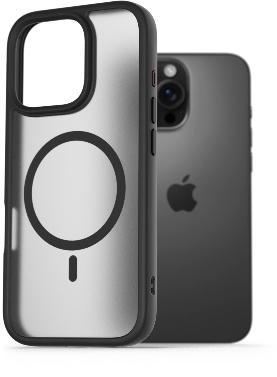 AlzaGuard Matte Case Compatible with Magsafe pro iPhone 16 Pro černý