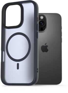 AlzaGuard Matte Case Compatible with Magsafe pro iPhone 16 Pro tmavě modrý