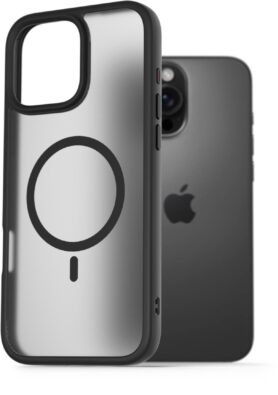 AlzaGuard Matte Case Compatible with Magsafe pro iPhone 16 Pro Max černý