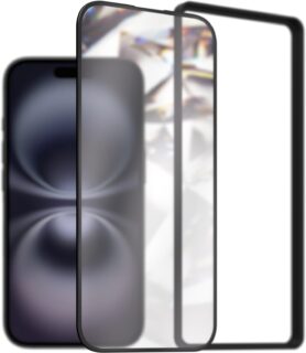 AlzaGuard 3D DiamondShield Glass pro iPhone 16 s instalačním rámečkem