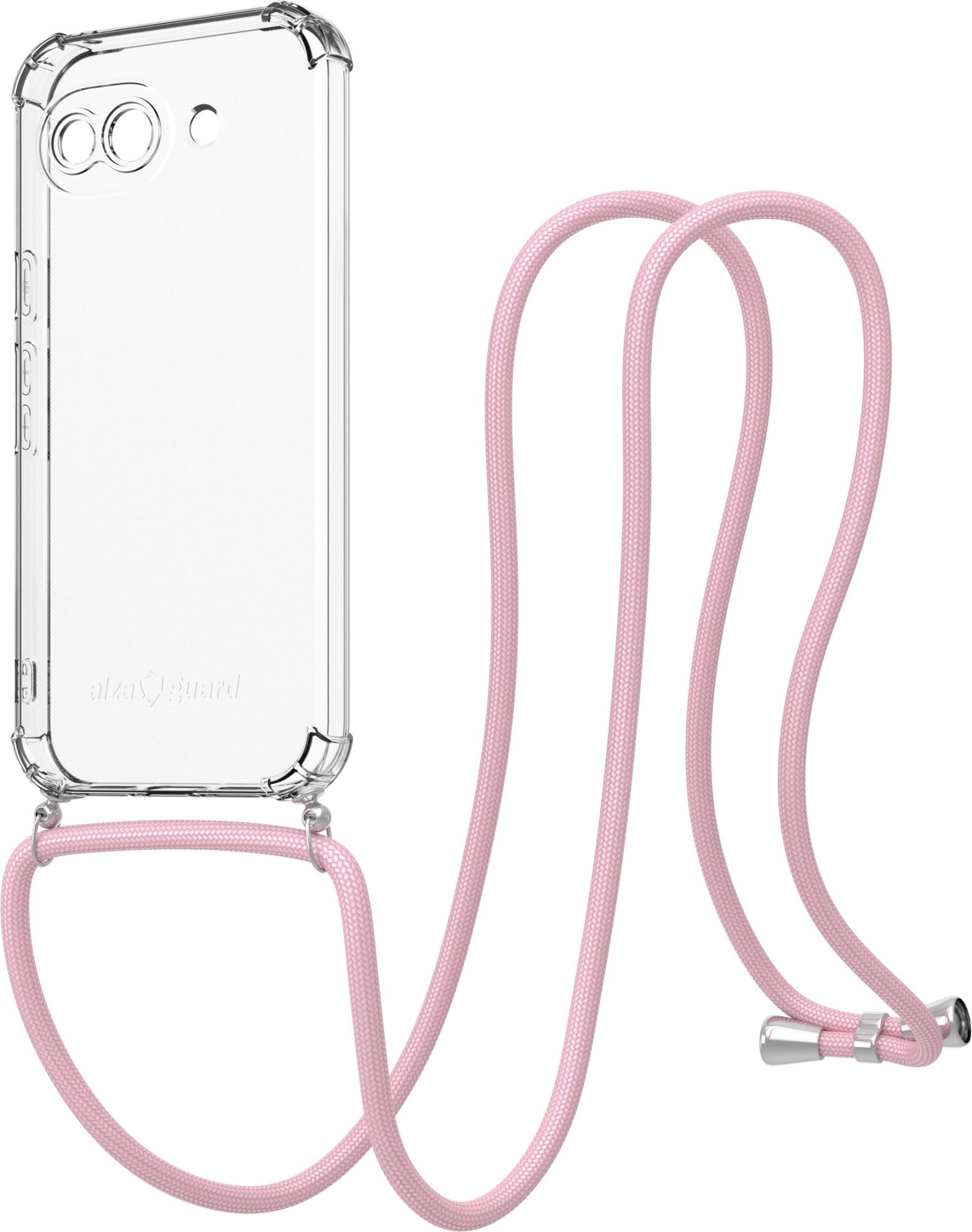 AlzaGuard Luxe Lanyard Case pro Google Pixel 10a - růžový