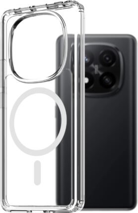 AlzaGuard Crystal Clear TPU Case Compatible with Magsafe pro Xiaomi Redmi Note 14 Pro+ 5G