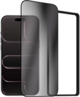 AlzaGuard 2.5D FullCover Privacy Glass Protector pro iPhone Air s aplikátorem