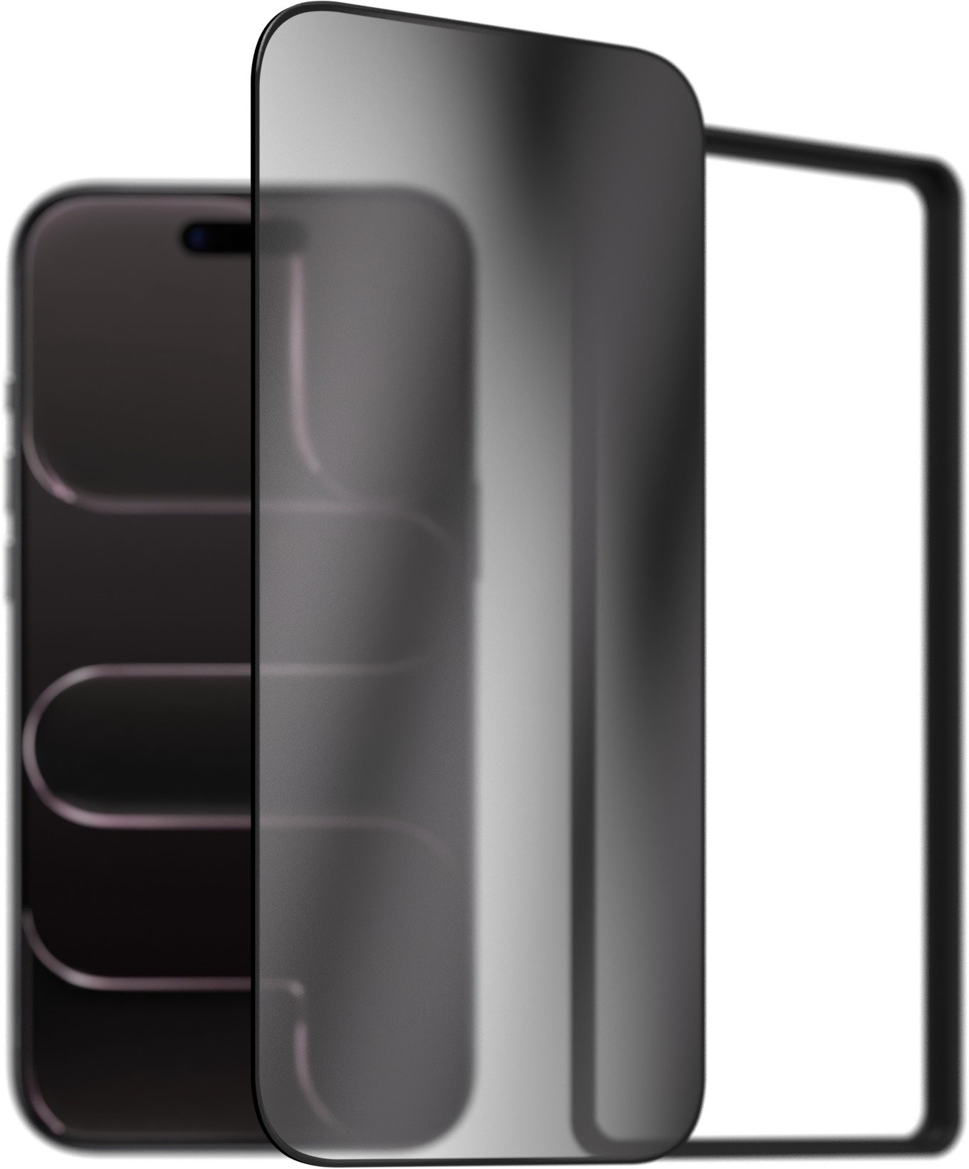 AlzaGuard 2.5D FullCover Privacy Glass Protector pro iPhone Air s aplikátorem
