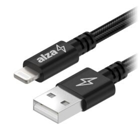 AlzaPower AluCore USB-A to Lightning MFi (C189) 0.5m černý