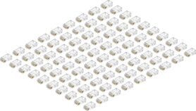AlzaPower Patch CAT6 UTP RJ45 8p8c nestíněný skládaný na drát 100-pack
