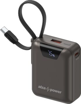 AlzaPower Urban 10000mAh Power Delivery (22,5W) šedá
