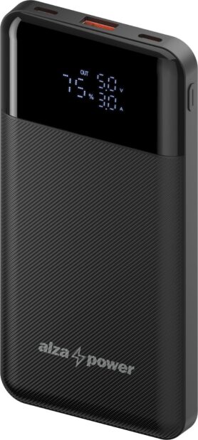 AlzaPower Parade Gen2 10000mAh Power Delivery (22,5W) černá