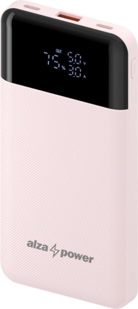 AlzaPower Parade Gen2 10000mAh Power Delivery (22,5W) růžová